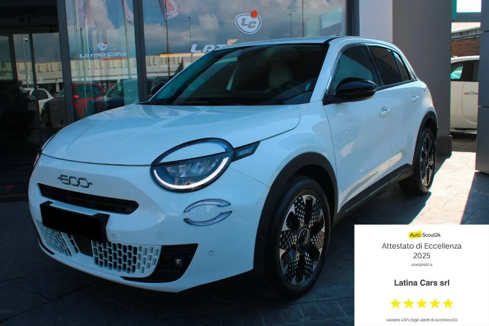 Fiat 600 1.2 hybrid La Prima 110cv AUTOMATICA Blanco - 1