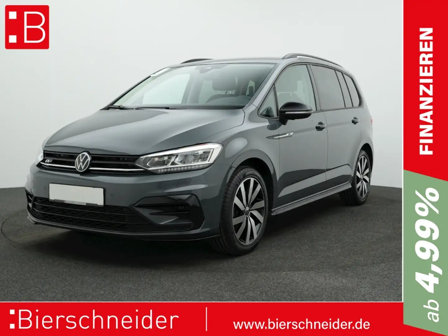 Volkswagen Touran 2.0 TDI DSG Highline R-Line BLACK STYLE KAMERA ALU Grau - 1