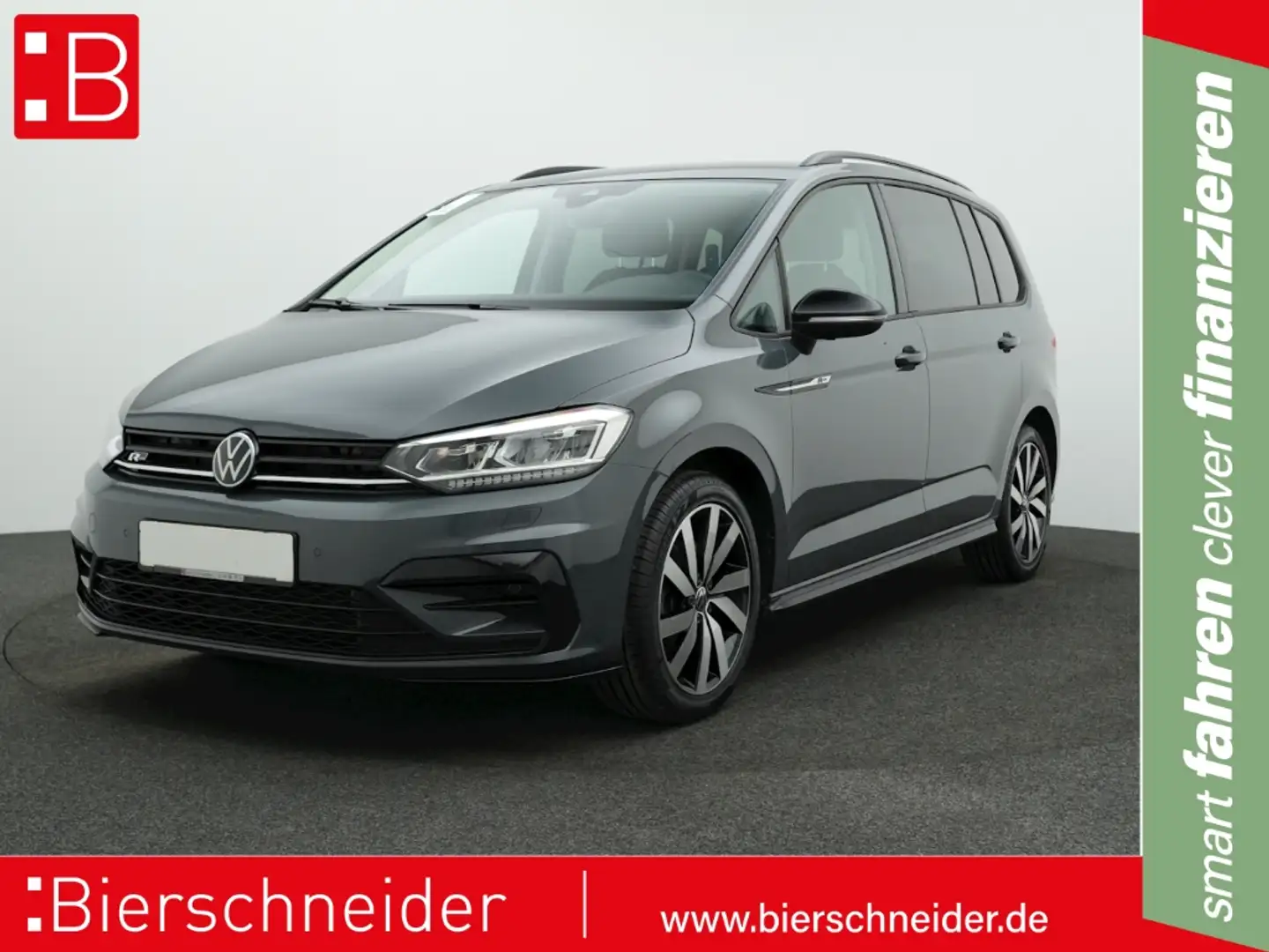 Volkswagen Touran 2.0 TDI DSG Highline RLine BLACK STYLE KAMERA ALU1 Grau - 1