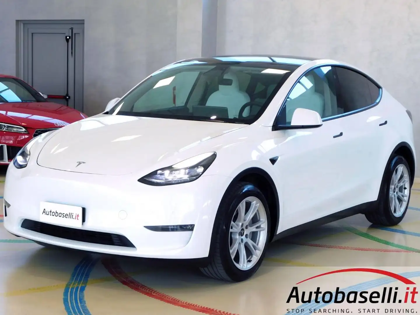 Tesla Model Y AWD LONG RANGE DUAL MOTOR 351CV UNICO PROPRIETARIO Bianco - 1