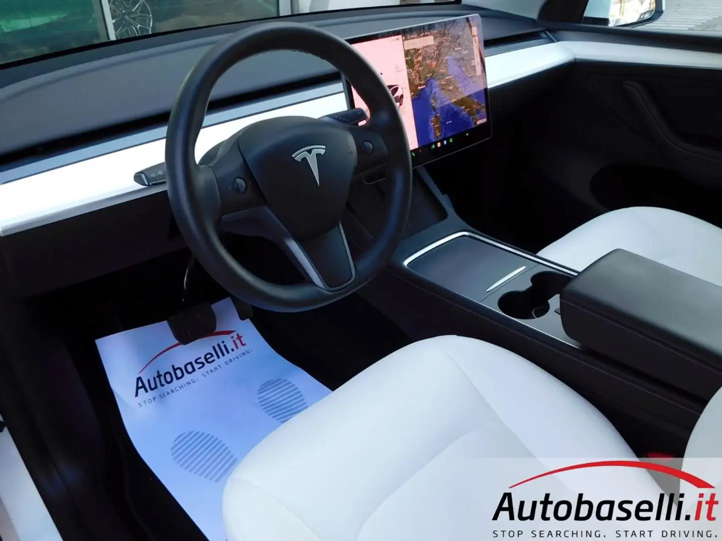 Tesla Model Y AWD LONG RANGE DUAL MOTOR 351CV UNICO PROPRIETARIO Bianco - 2
