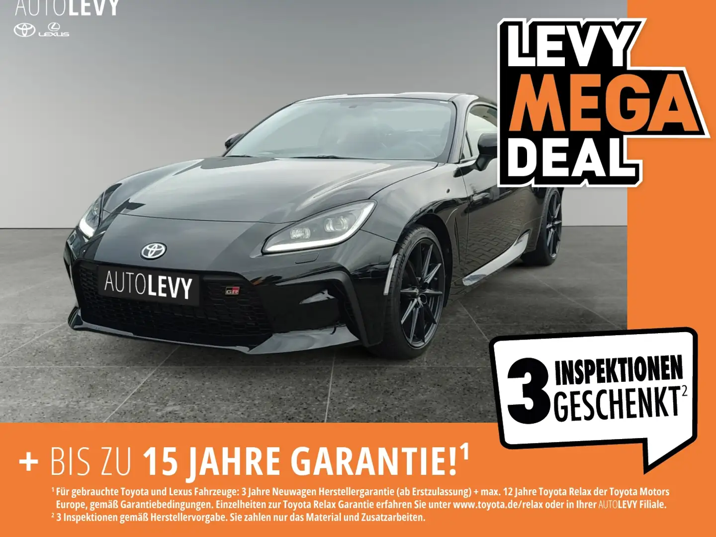 Toyota GR86 2.4 Automatik Premium*Carplay*SHZ*Garantie Schwarz - 1