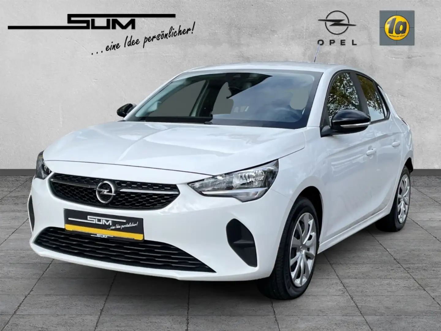 Opel Corsa-e Edit.  Elektro LED Apple CarPlay Android Auto Klim Blanc - 1