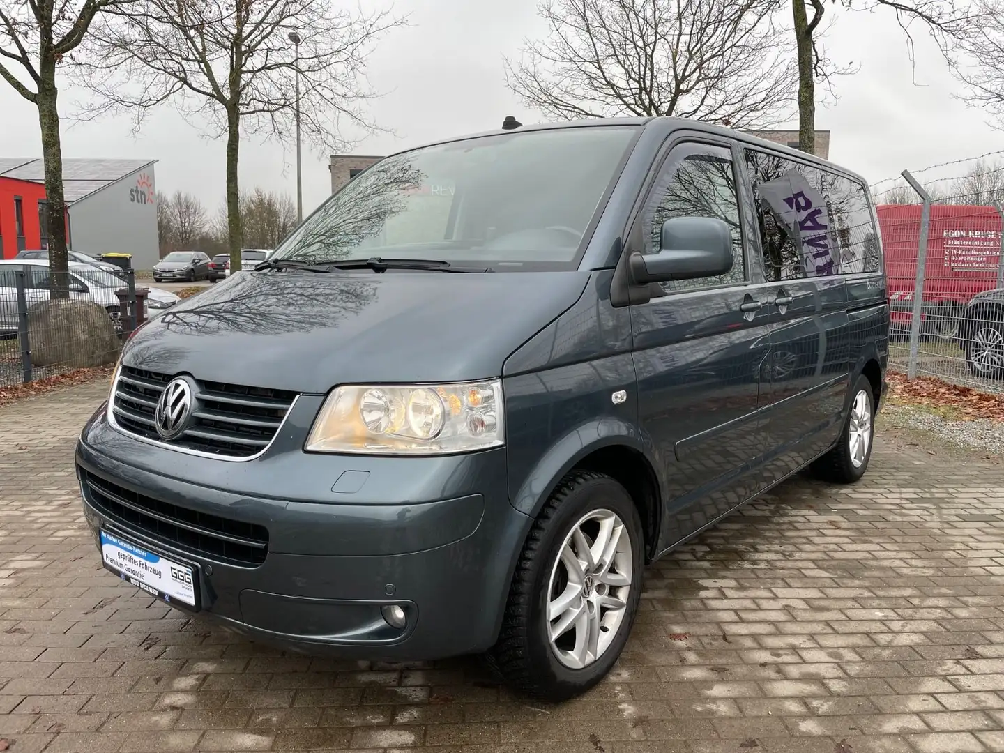 Volkswagen T5 Multivan 2.5 Atlantis Stand-H. S-Dach Kamera Gris - 1