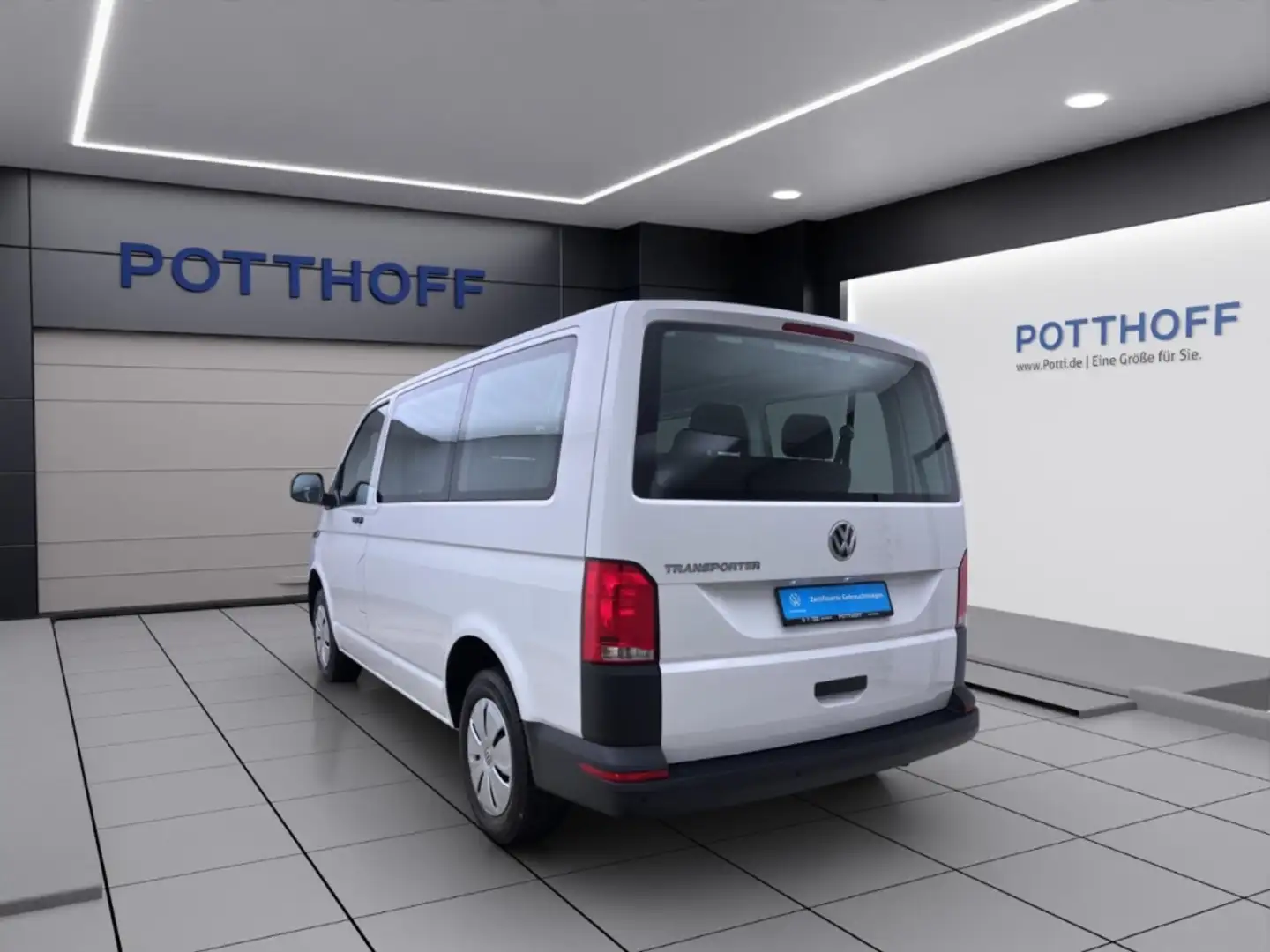 Volkswagen T6.1 Transporter Kombi 2.0 TDI 9-SITZER NAVI KLIMA PDC Weiß - 2