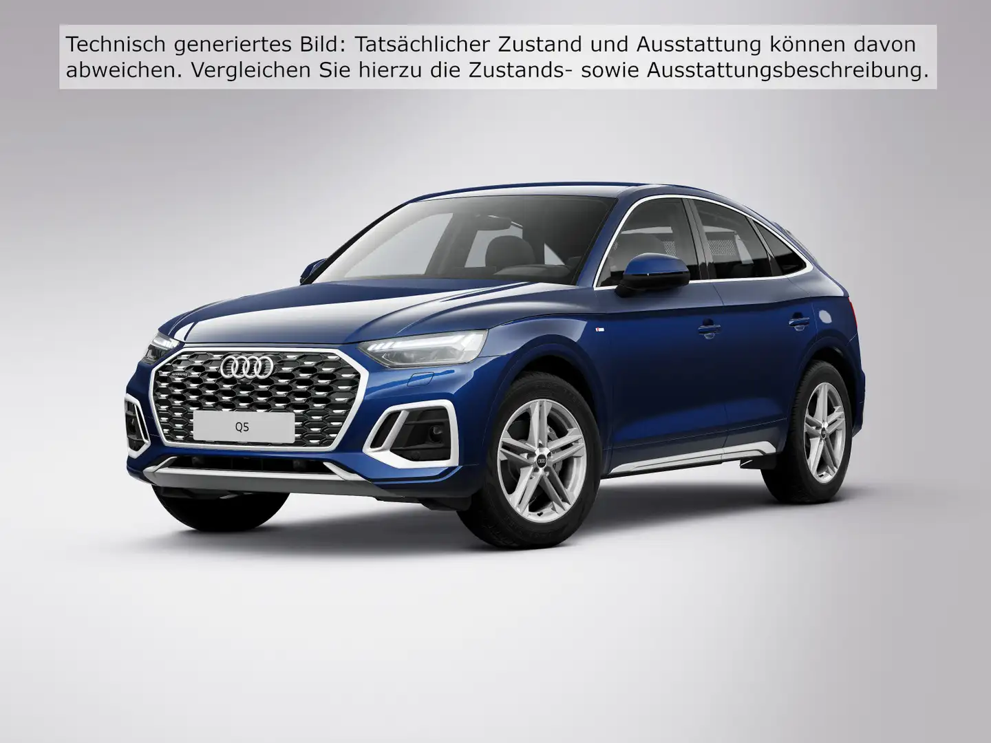 Audi Q5 40 TDI q. S-Tronic S-Line 2x, Matri Blau - 2
