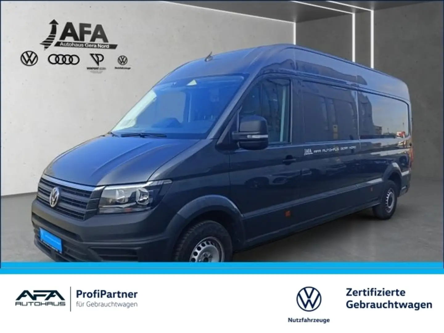 Volkswagen Crafter 35 lang hoch Navi*AHK*RFK Gris - 1