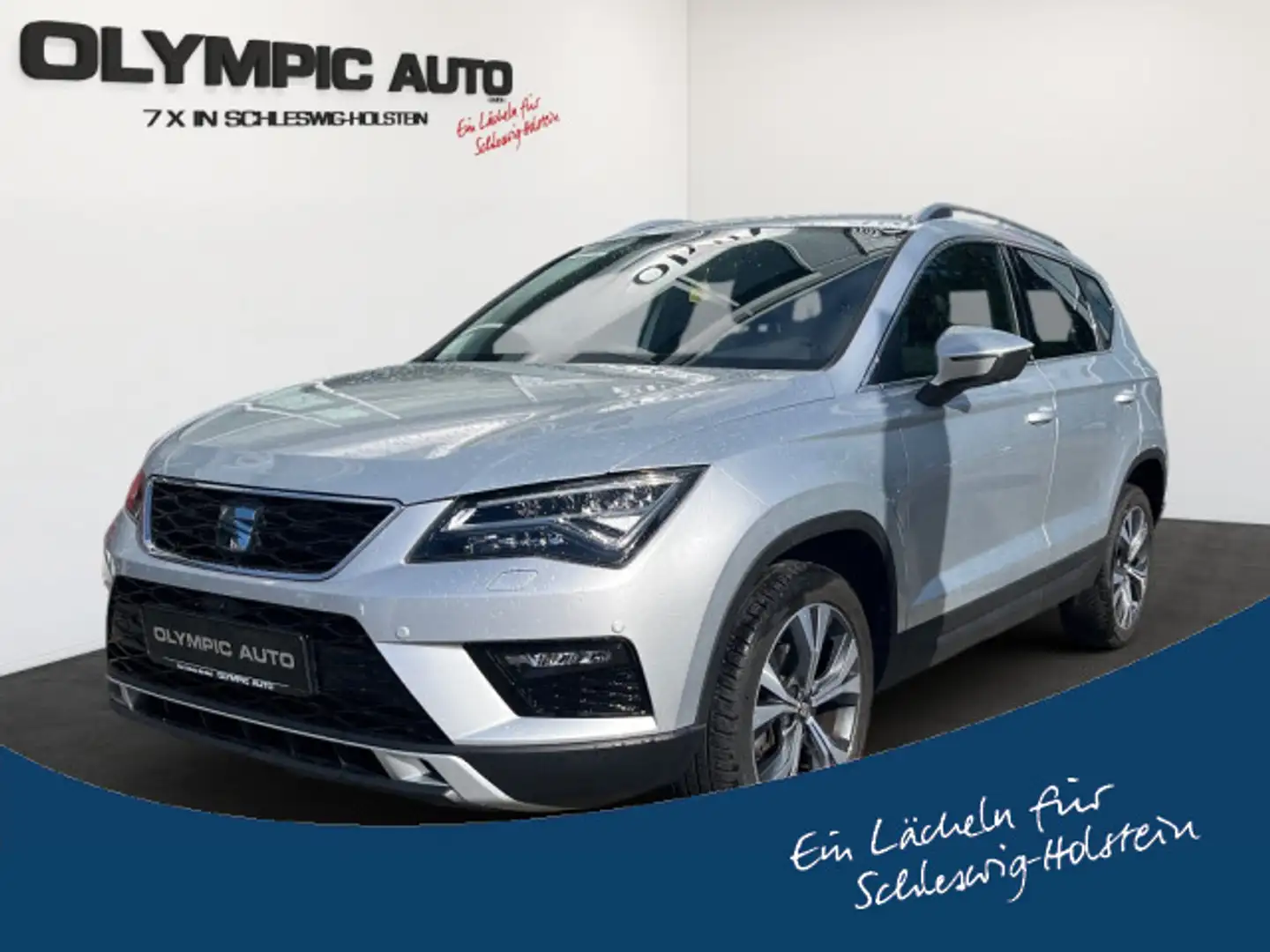 SEAT Ateca 1.5 TSI ACT Xcellence NAVI SITZHZG 360°CAM Silber - 1