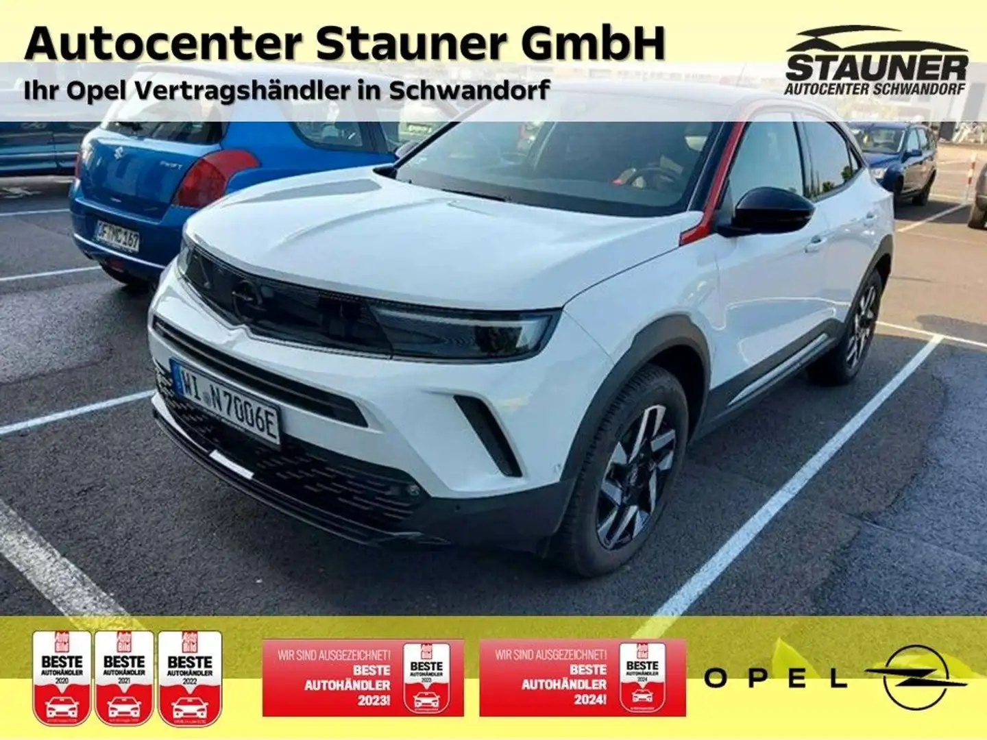 Opel Mokka -e GS Elektro 136PS *PDC*11kW OBC*KAMERA* Weiß - 1