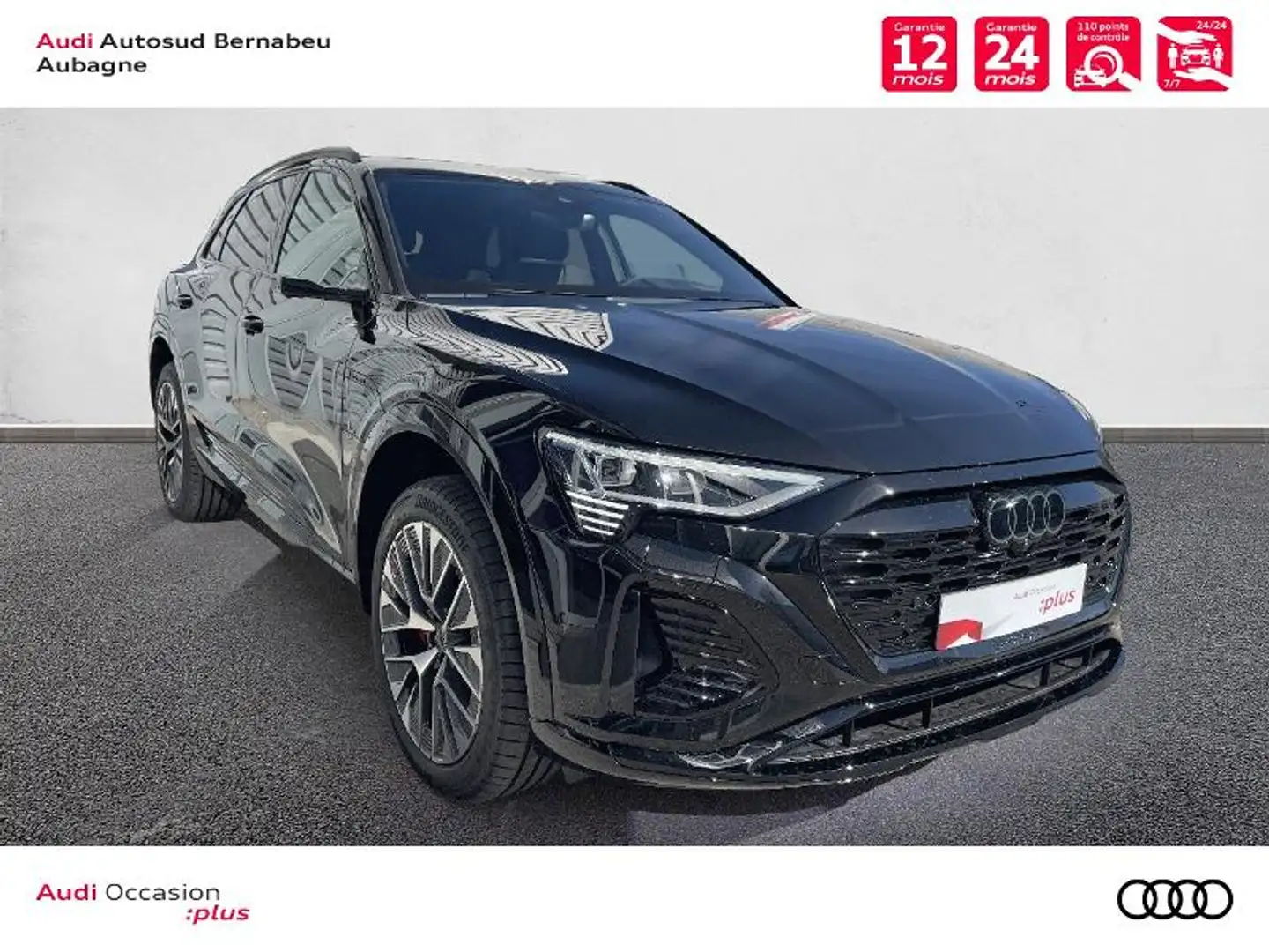 Audi Q8 e-tron 55 408ch S Line quattro Noir - 2