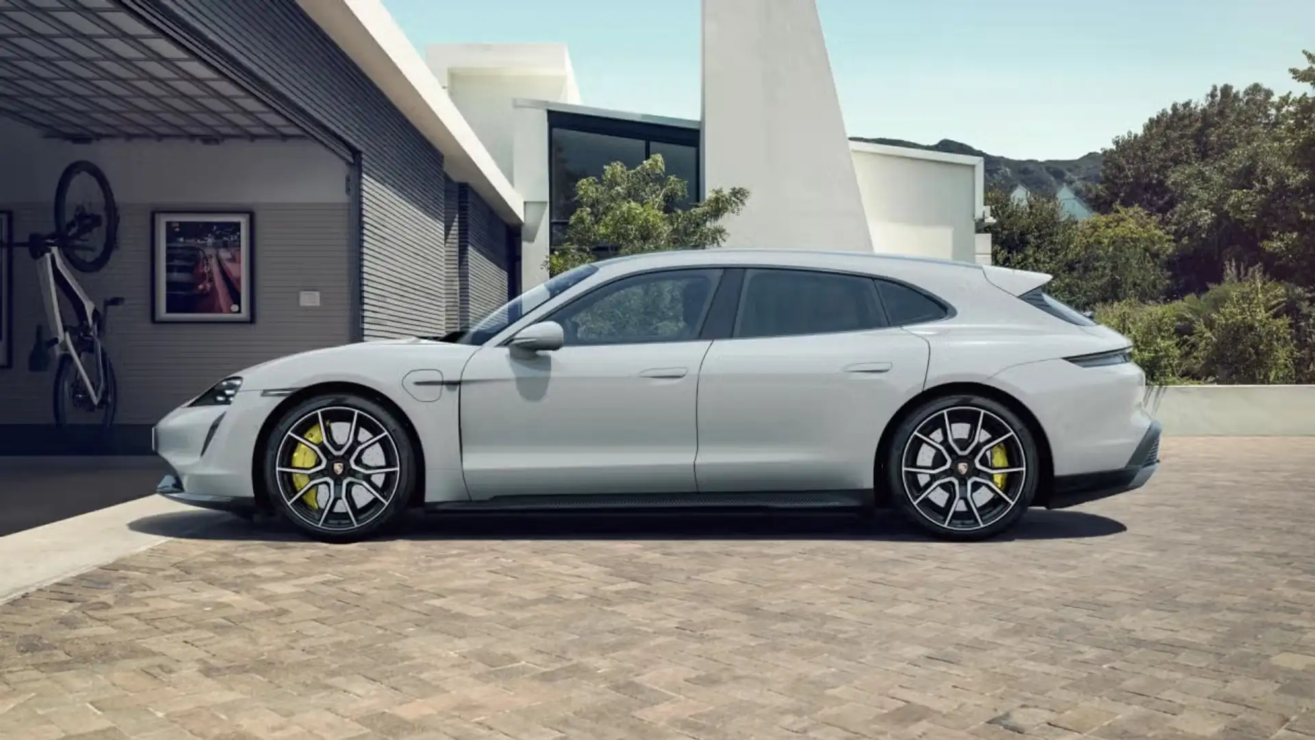 Porsche Taycan Turbo S Sport Turismo Grijs - 2