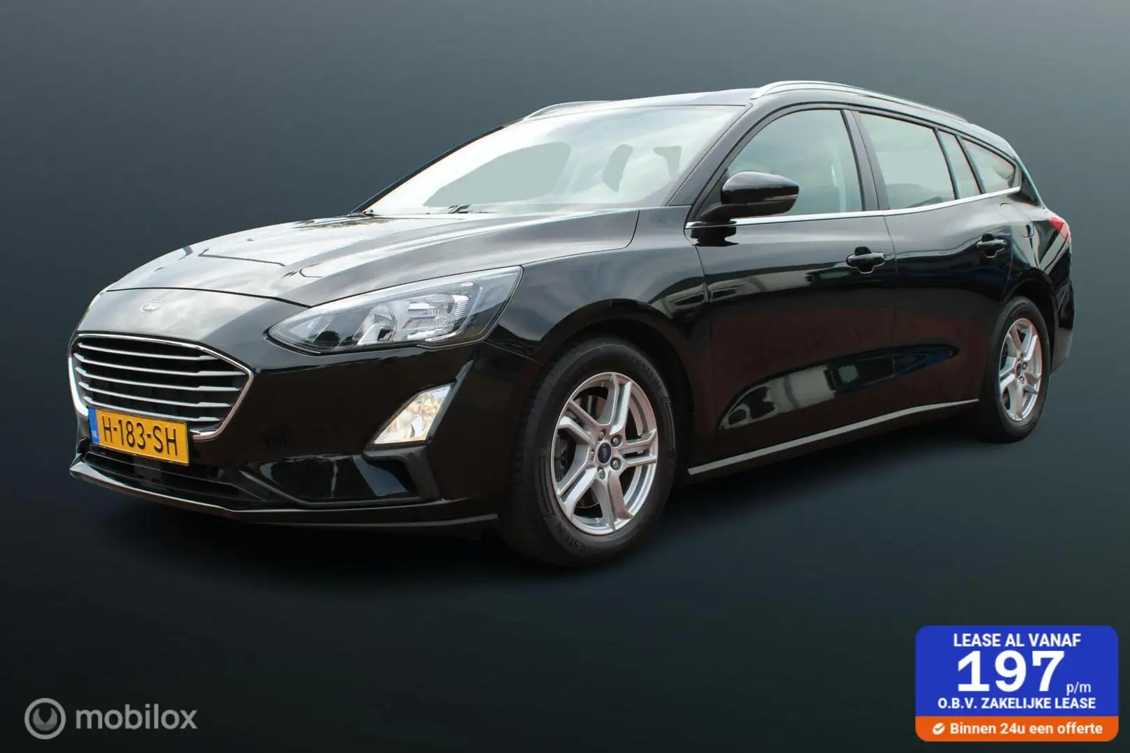 Ford Focus Wagon 1.0 EcoBoost Trend Edition Business, Voor -a Zwart - 1