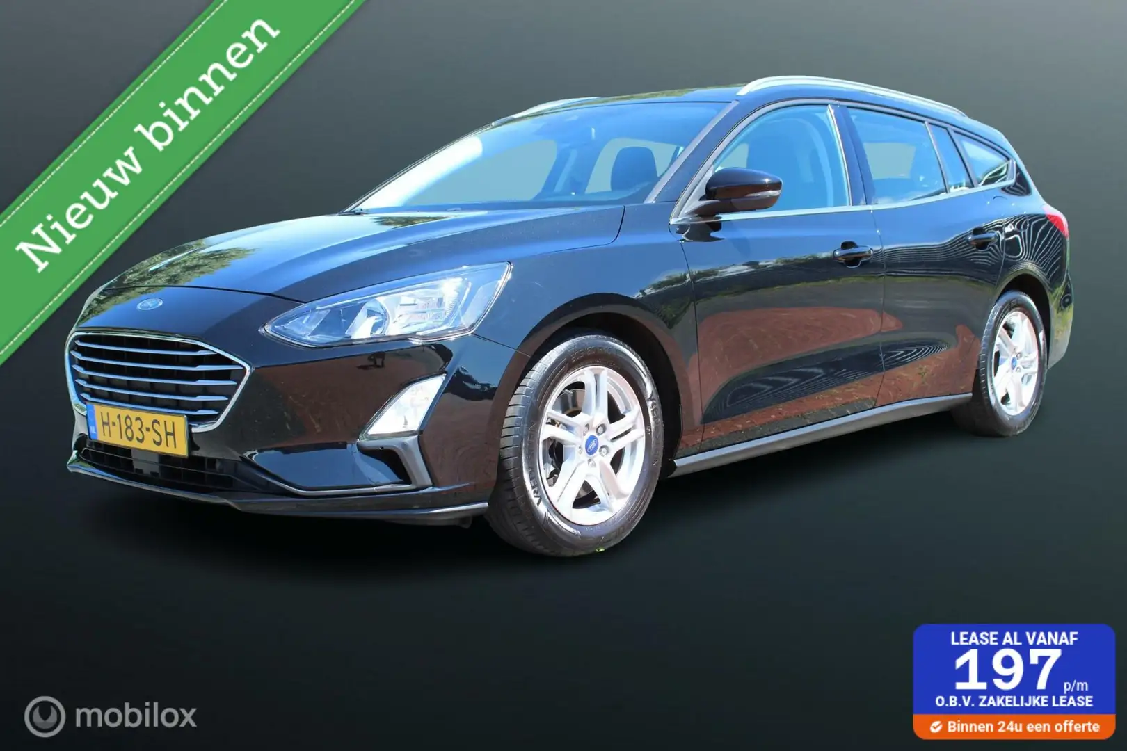 Ford Focus Wagon 1.0 EcoBoost Trend Edition Business, Voor -a Black - 1