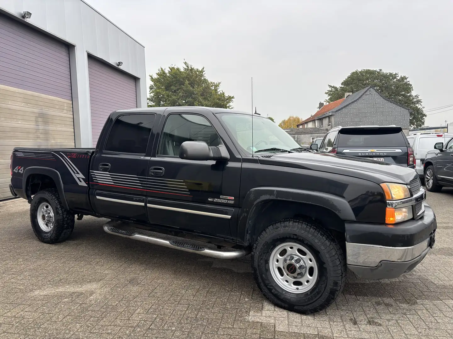 Chevrolet Silverado 2500 heavy duty 6.6 v8 diesel Zwart - 1