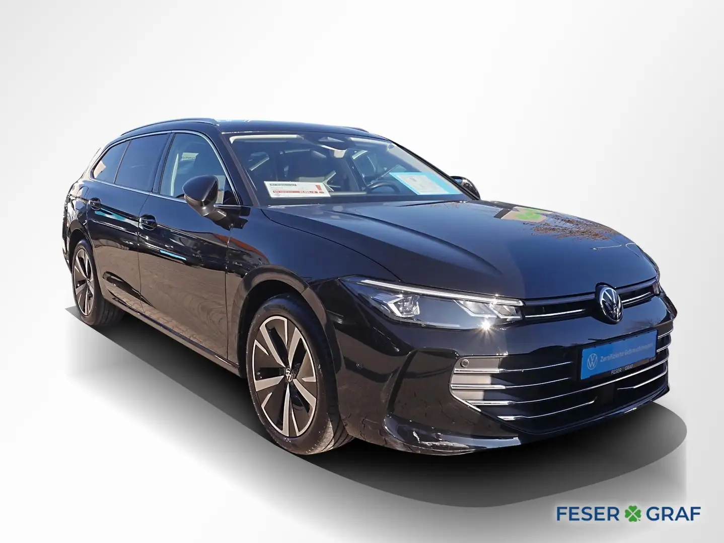 Volkswagen Passat 1.5 eTSI Business DSG ACC AHK Navi Sitzh. Чёрный - 2