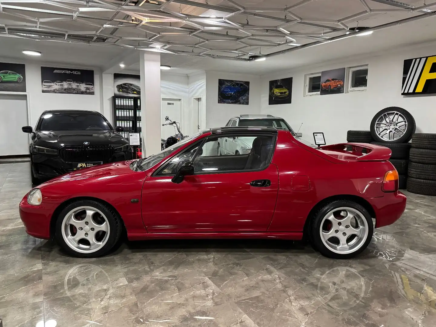 Honda Civic Coupe CRX 1.6i Automatik Rouge - 2