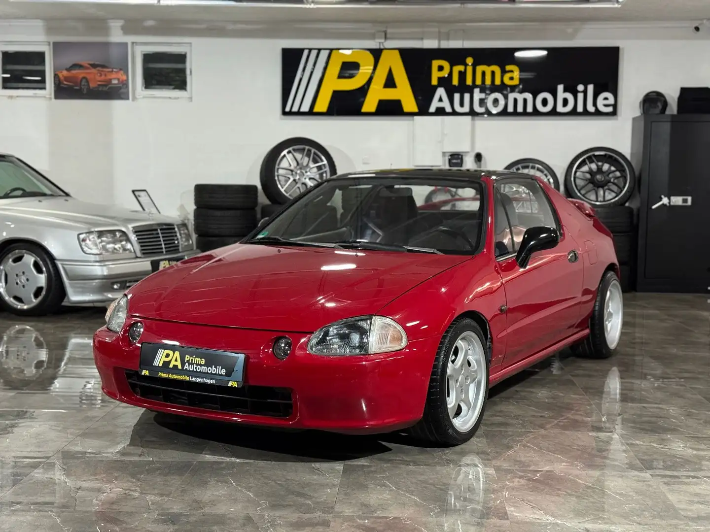 Honda Civic Coupe CRX 1.6i Automatik Rouge - 1