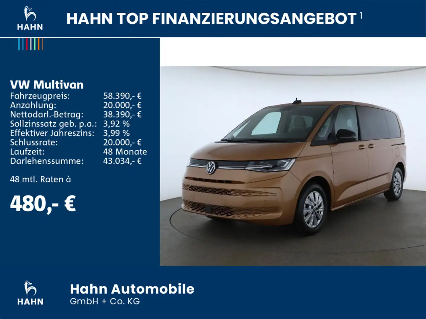 Volkswagen T7 Multivan T7 Multivan LIFE 2,0TSI 150kW TRAVEL MATRIX NAVI Naranja - 2