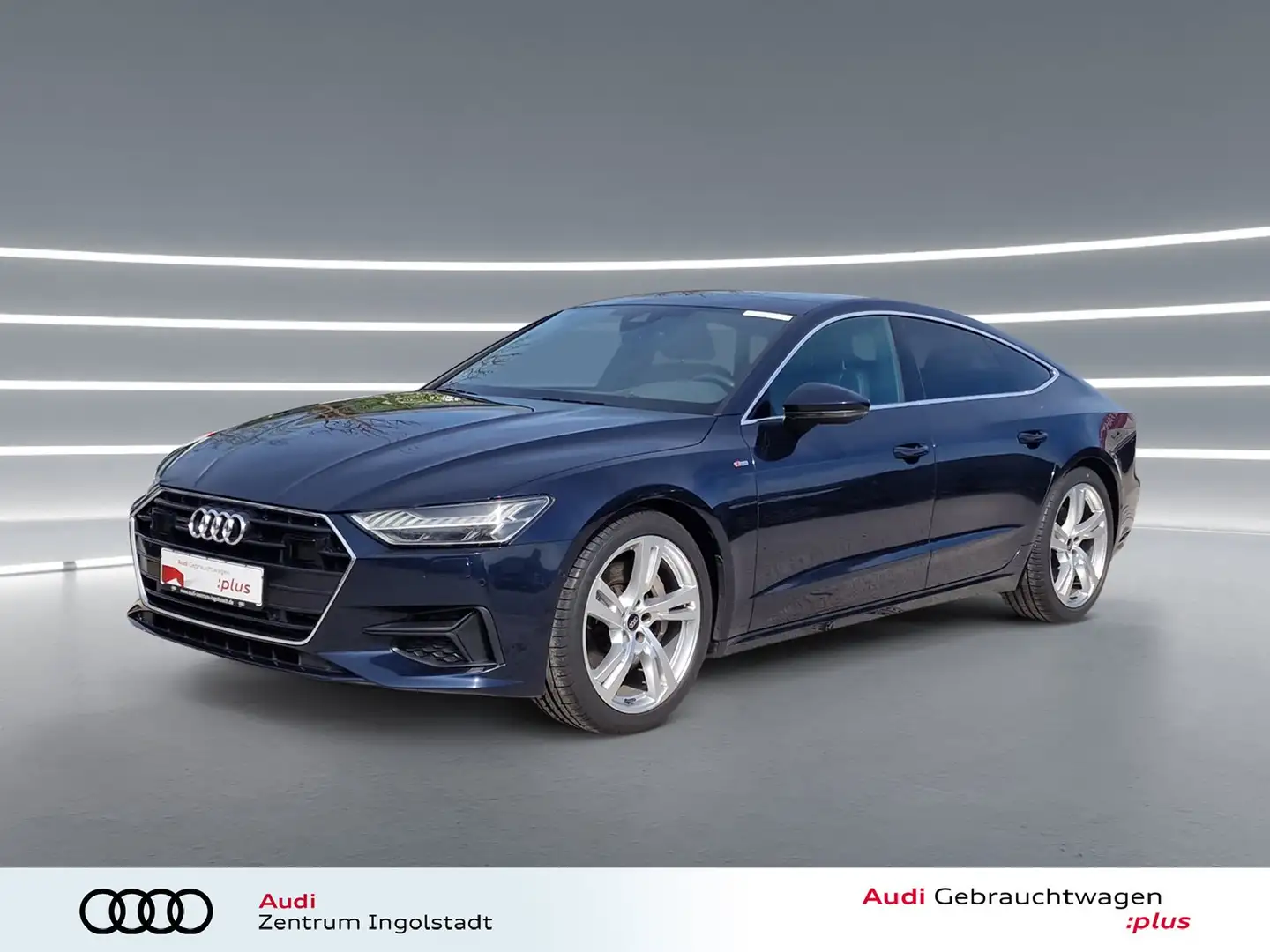 Audi A7 Sportback 55 TFSI qu S line HD-MATRIX Pano 20" Blau - 2