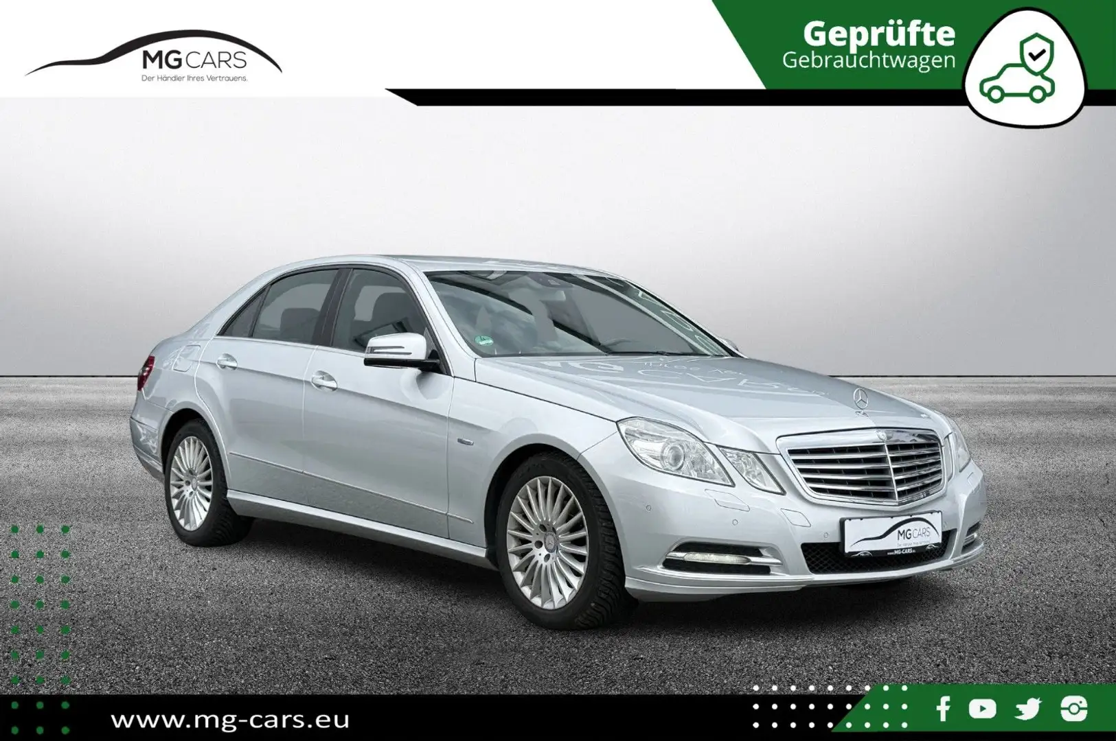 Mercedes-Benz E 220 CDI BlueEfficiency~Xenon~Automatik~SHZ! Silber - 1