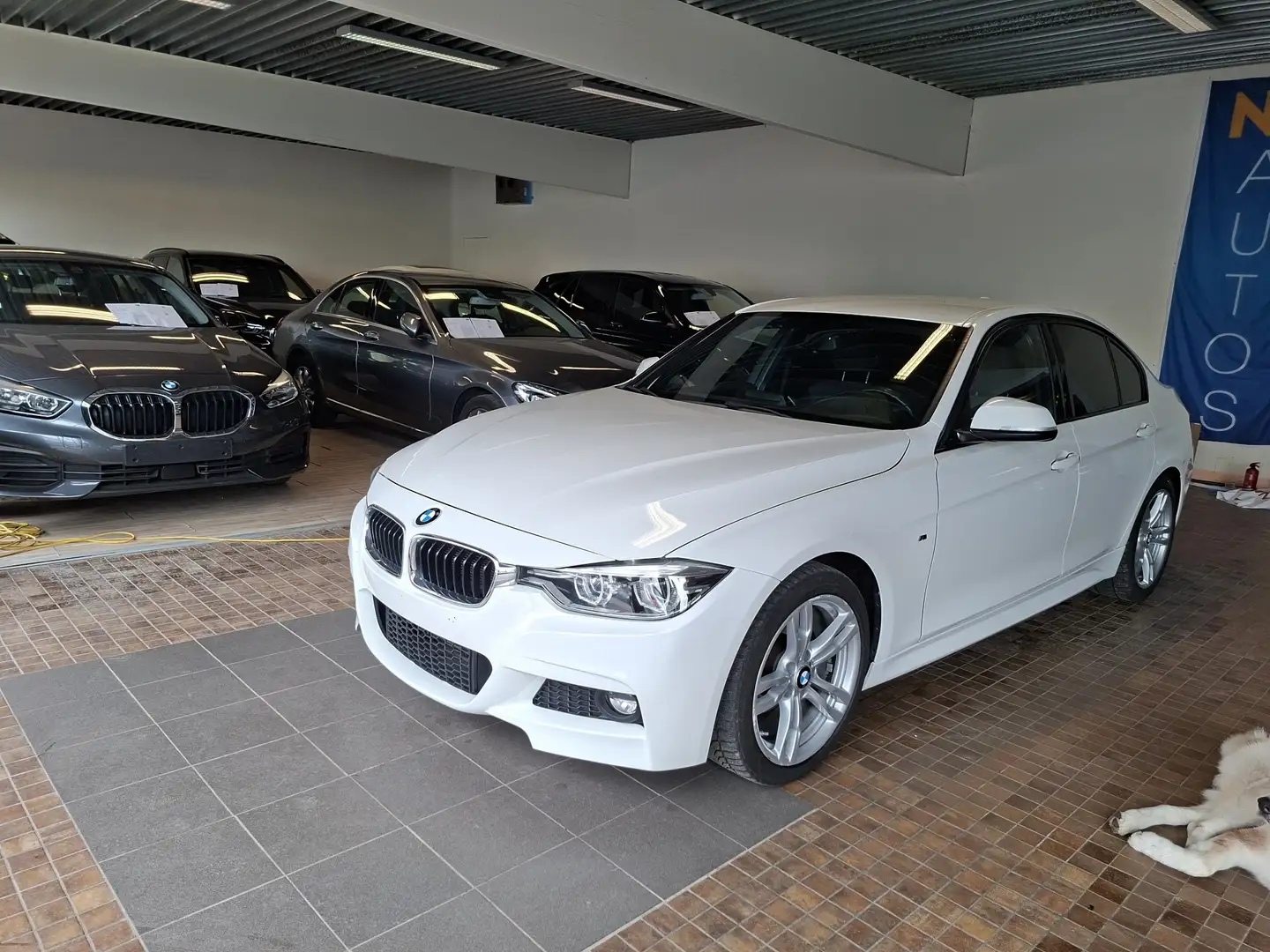 BMW 318 318iA PACK M Blanc - 1
