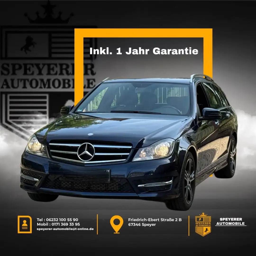 Mercedes-Benz C 200 C -Klasse T-Modell|NAVI|ALCANTARA|SHZ|PDC Bleu - 1
