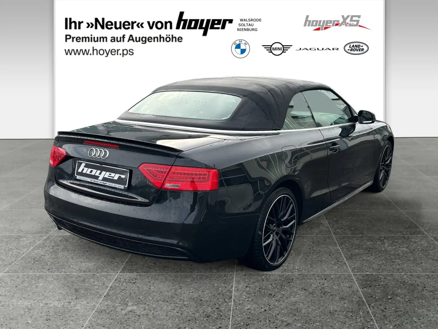 Audi A5 Cabrio 2.0 TDI multitronic S line Xenon B&O Shz Schwarz - 2