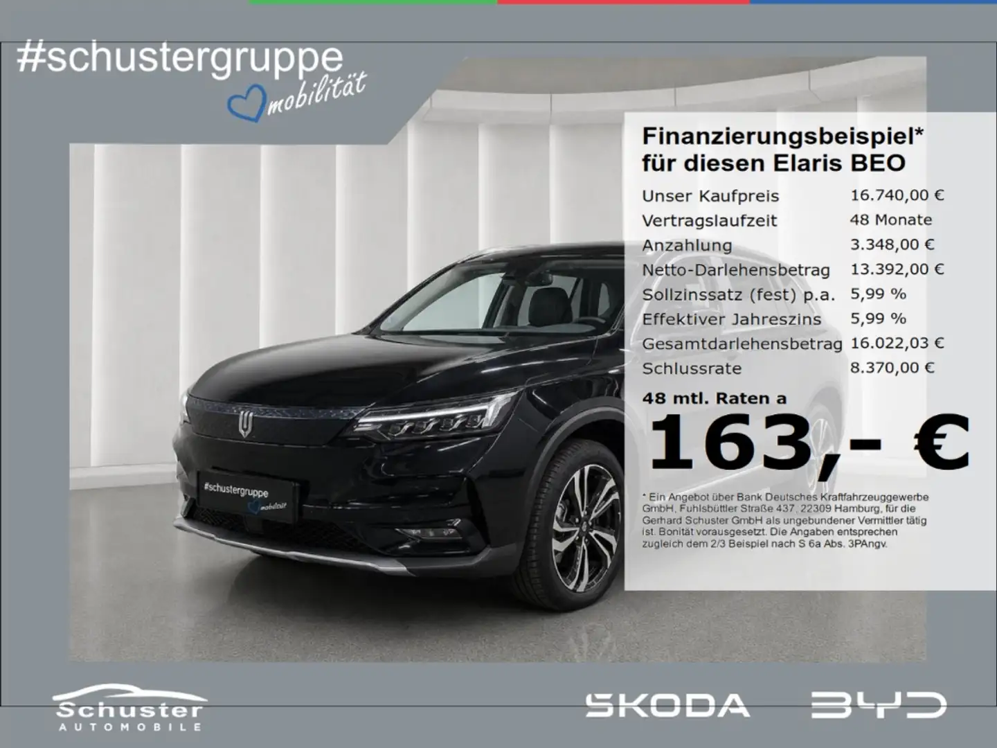 Elaris Beo Skywell ET5*Panodach LED ACC Sitzbelüf Leder Schwarz - 1