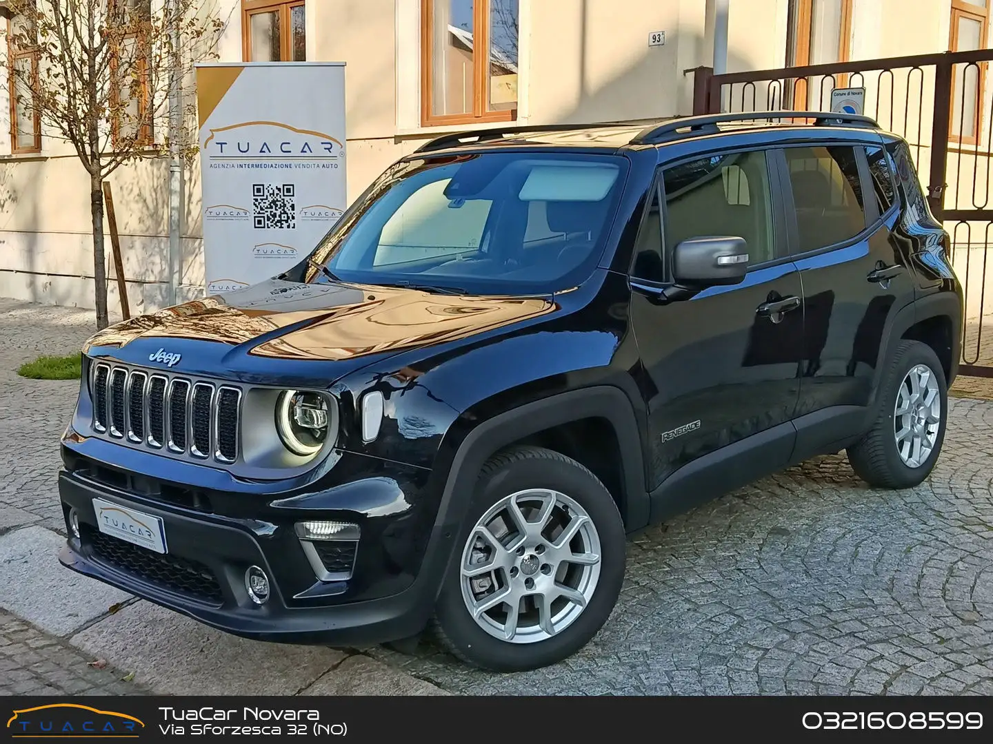 Jeep Renegade Limited 1.3 T4 190cv 4xe AT6 PHEV Noir - 1