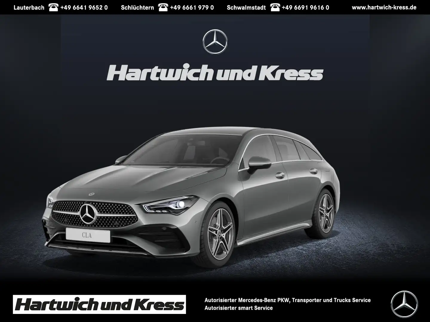 Mercedes-Benz CLA 200 CLA 200 Shooting Brake AMG Line+Burmester+Kamera+Ambiente+AMG-Leder Grau - 1