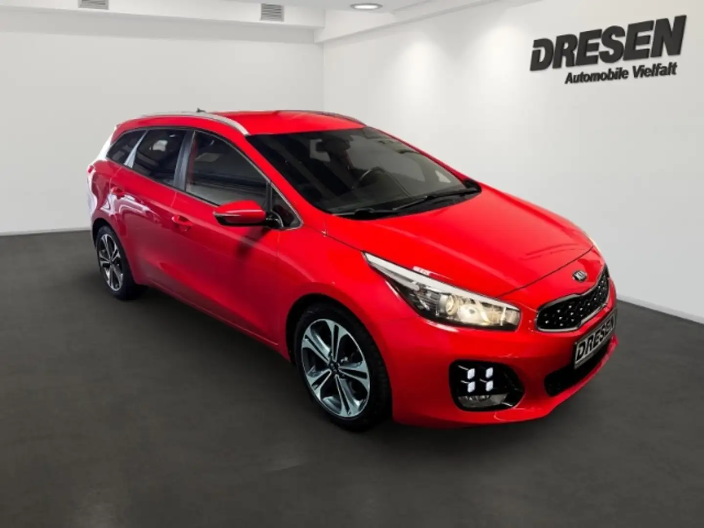 Kia Ceed SW / cee'd SW 1.0 T-GDI GT LINE NAVI,KAMERA,SITZHZG Rojo - 2