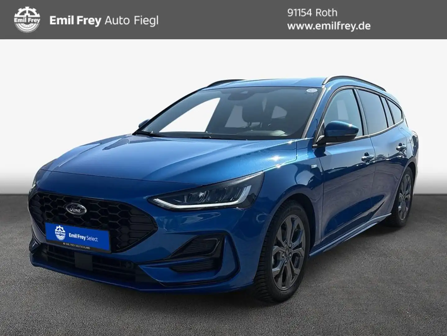 Ford Focus Turnier 1.0 EcoBoost Hybrid Aut. ST-LINE X Bleu - 1
