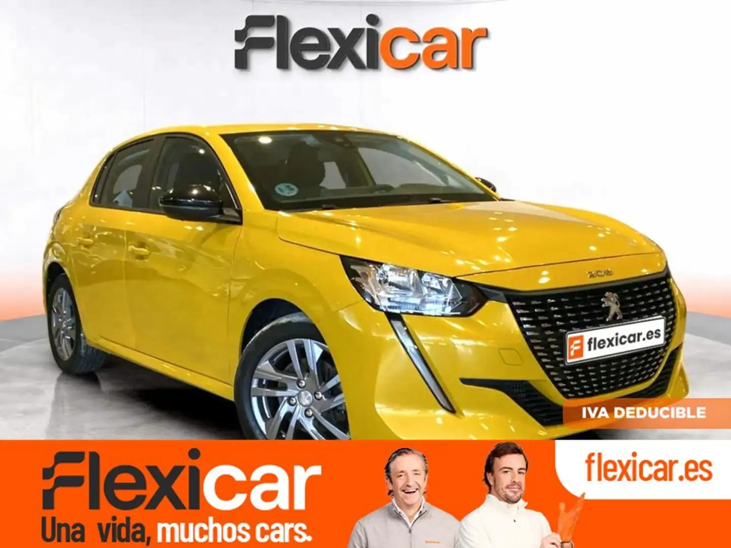 Peugeot 208 1.2 Puretech S&S Active Pack 75 Geel - 1