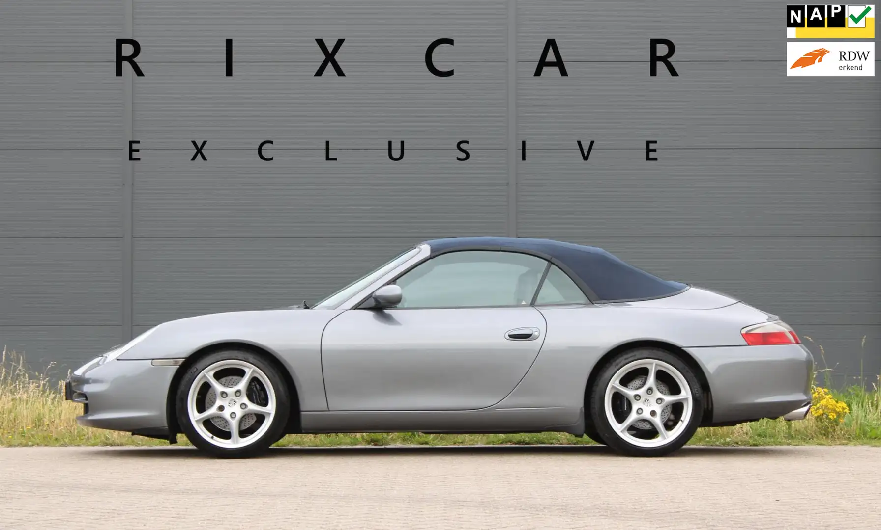 Porsche 911 Cabrio 3.6 Carrera *61.000KM* !!NIEUWBINNEN!! Gri - 1