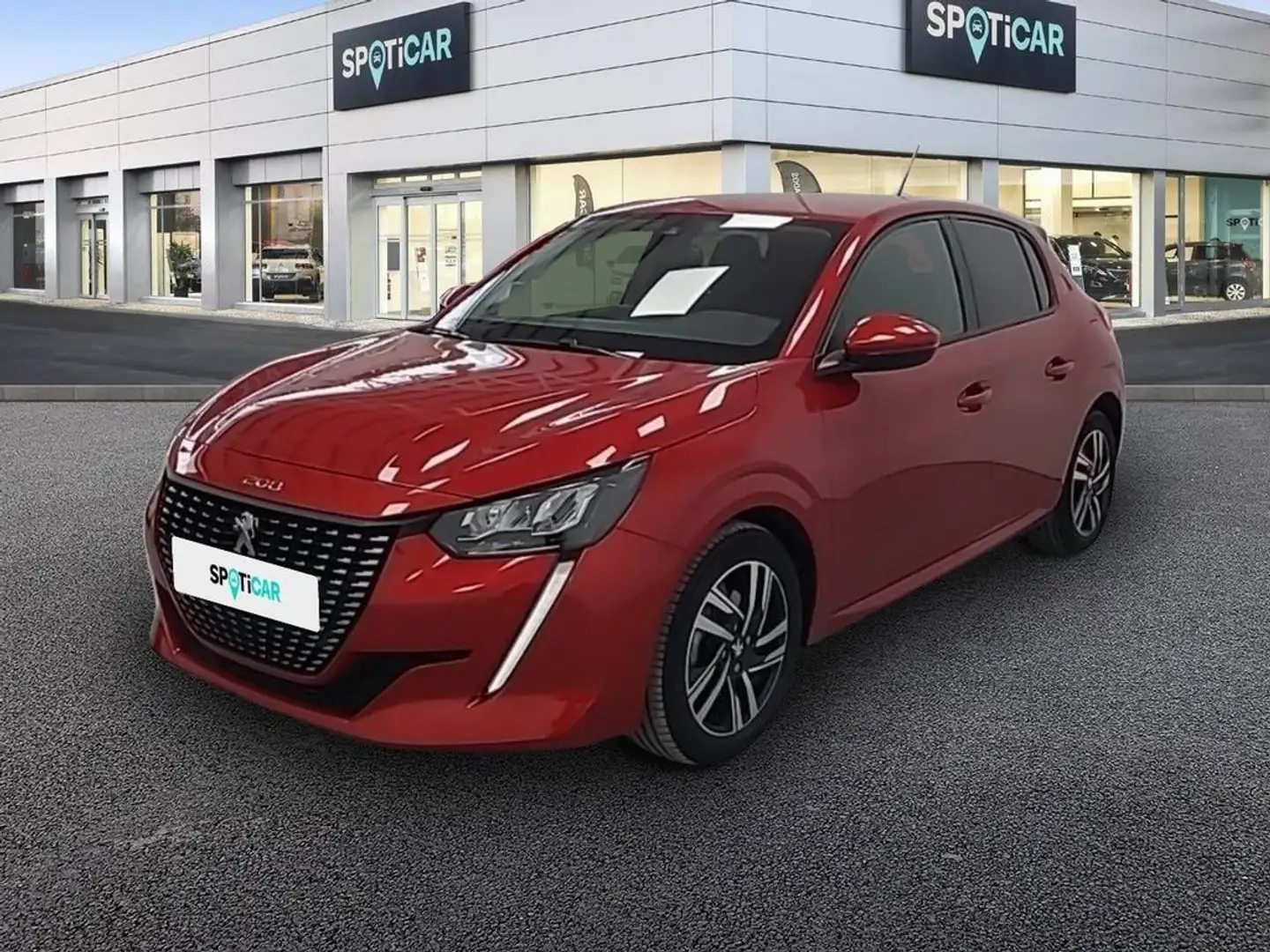 Peugeot 208 1.2 Puretech S&S Allure Pack EAT8 130 Rouge - 1