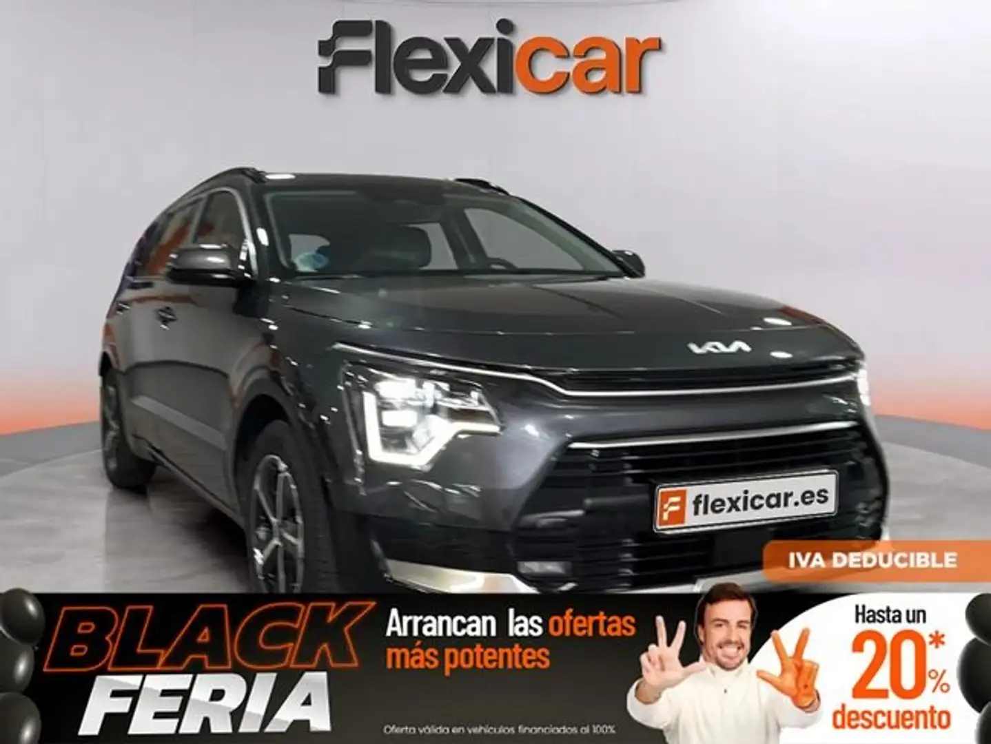 Kia Niro 1.6 HEV Drive 129 Gris - 1