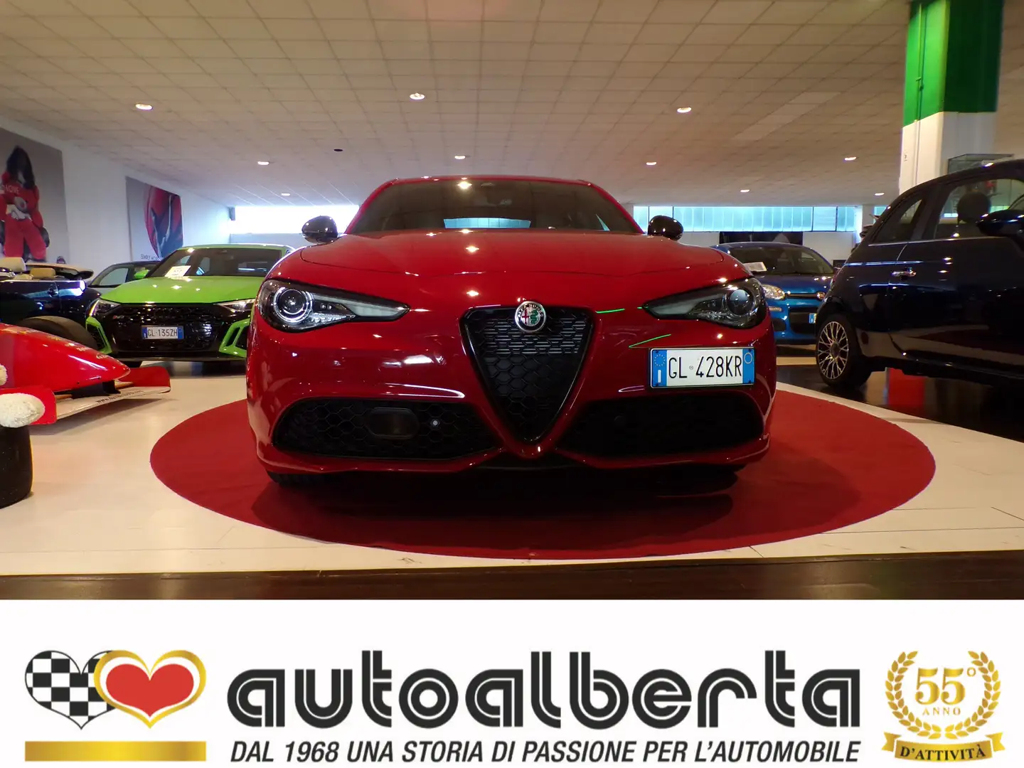 Alfa Romeo Giulia Estrema Q4 2.0 Turbo benzina 280cv auto Rosso - 2