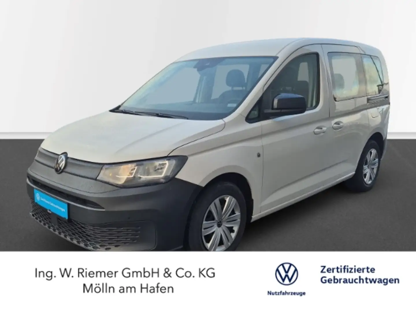 Volkswagen Caddy 2.0 TDI Ledersitze SHZ Gummibodenbelag PDC Weiß - 1