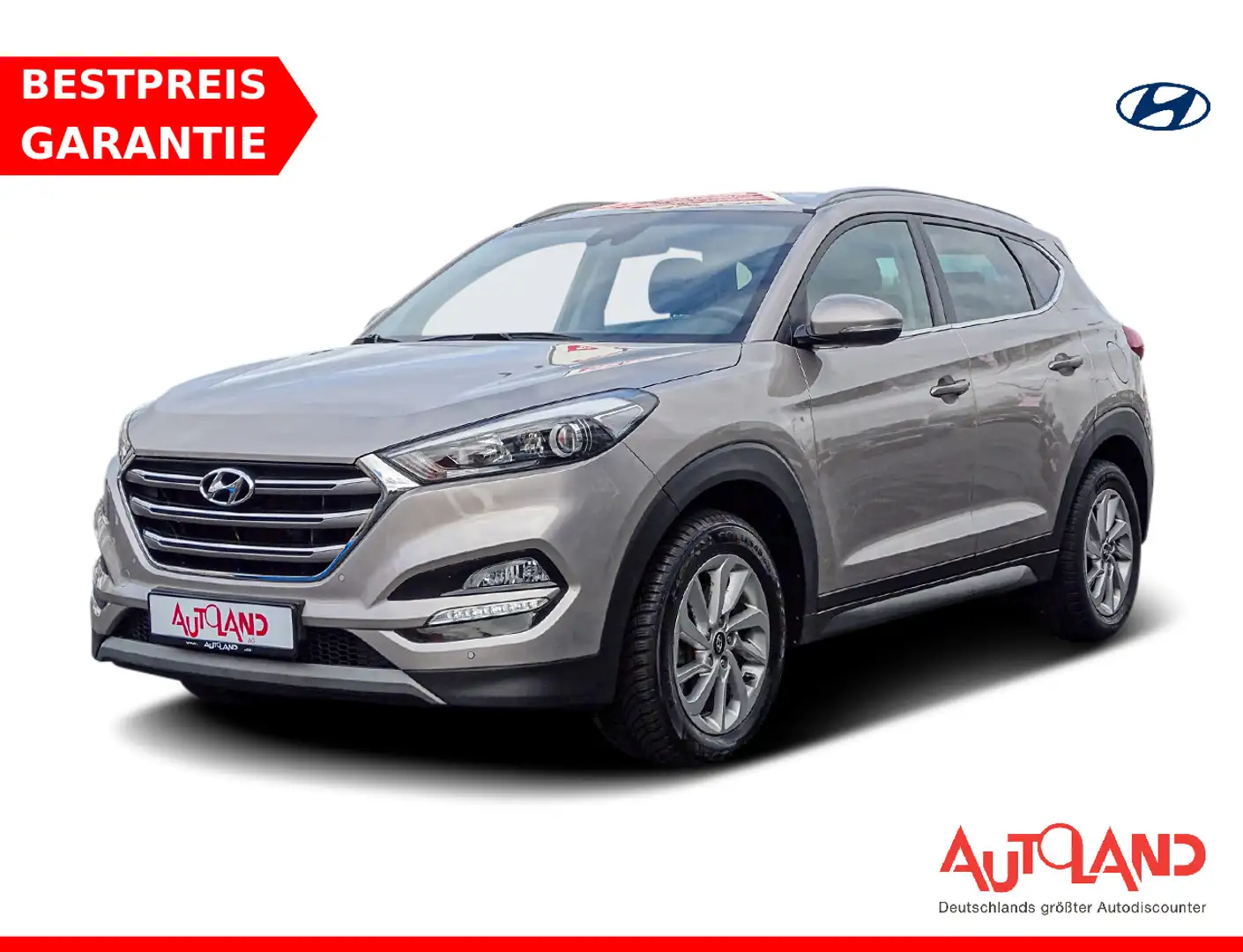 Hyundai TUCSON 1.6 T-GDI Navi Tempomat Kamera Klimaaut. Beige - 1