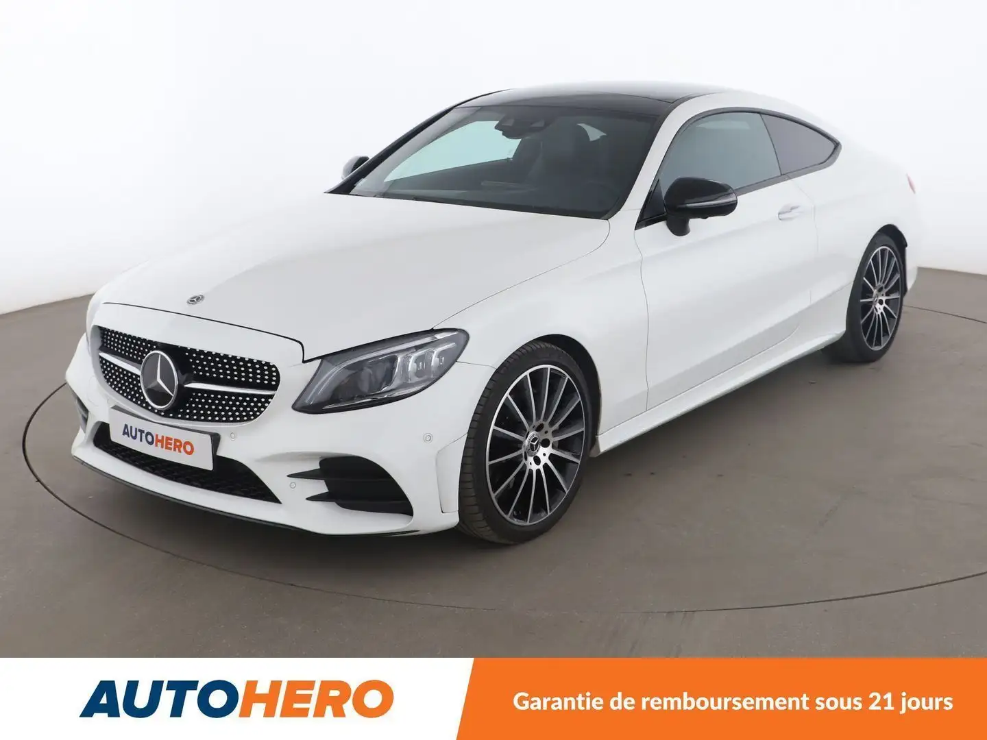 Mercedes-Benz C 220 Coupé 220 d AMG Line 9G-Tronic Blanc - 1