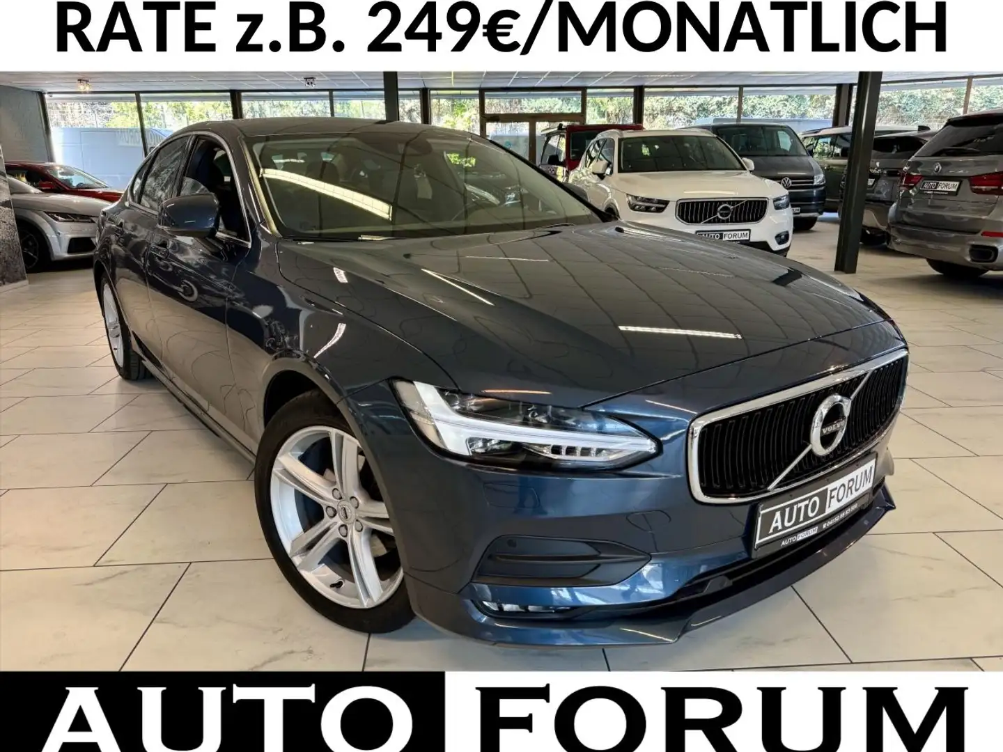 Volvo S90 2.0 D4 AUT NAVI LEDER CAM LED SHZ PDC MEMORY Blau - 1