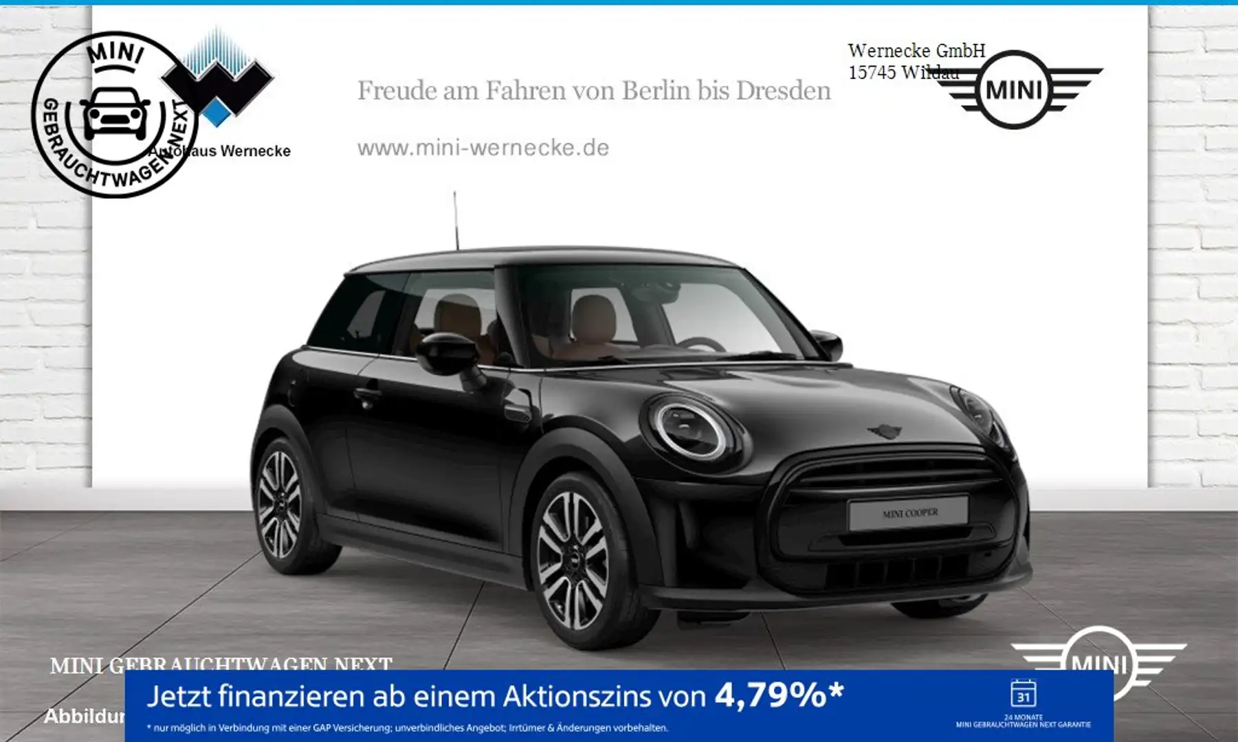 MINI Cooper Hatch DAB LED Tempomat Klimaaut. Shz PDC Schwarz - 1
