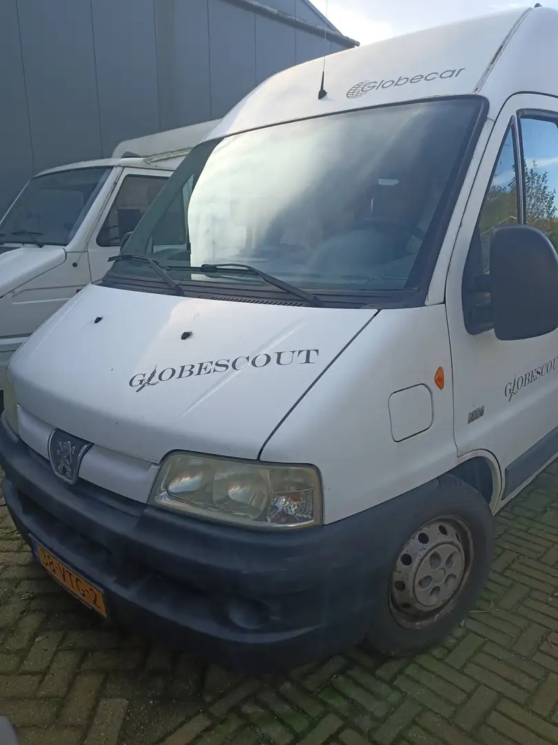 Peugeot Boxer Globecar Wit - 1