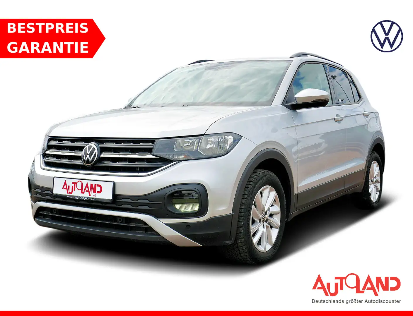 Volkswagen T-Cross 1.0 TSI ACC AppConnect Sitzheizung Zilver - 1