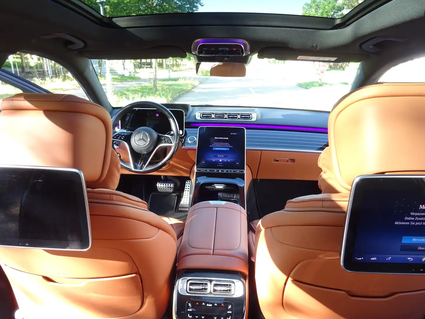 Mercedes-Benz S 450 d long 4M AMG 4xMassage/Chauffeur/4xTV/Nightpaket Noir - 1