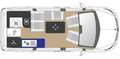 Caravans-Wohnm Westfalia Kepler One Beige - thumbnail 16