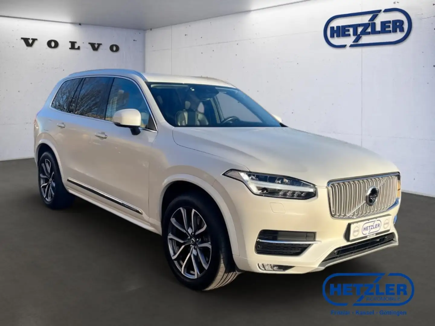 Volvo XC90 Inscription AWD HUD StandHZG AHK 360 Kamera Lenkra Bianco - 2