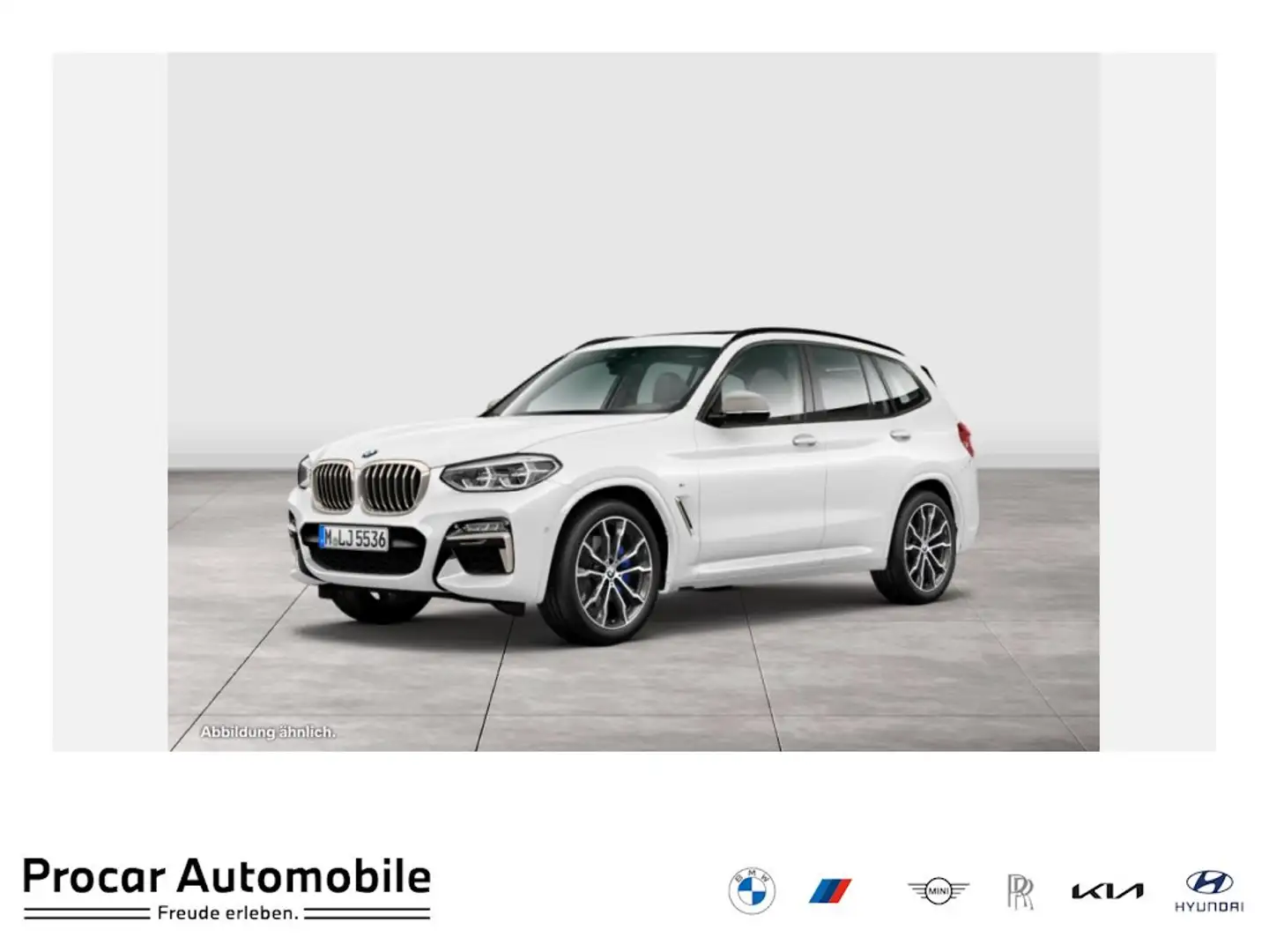 BMW X3 M 40d Pano DA PA RFK HK HuD AHK Memory Weiß - 1
