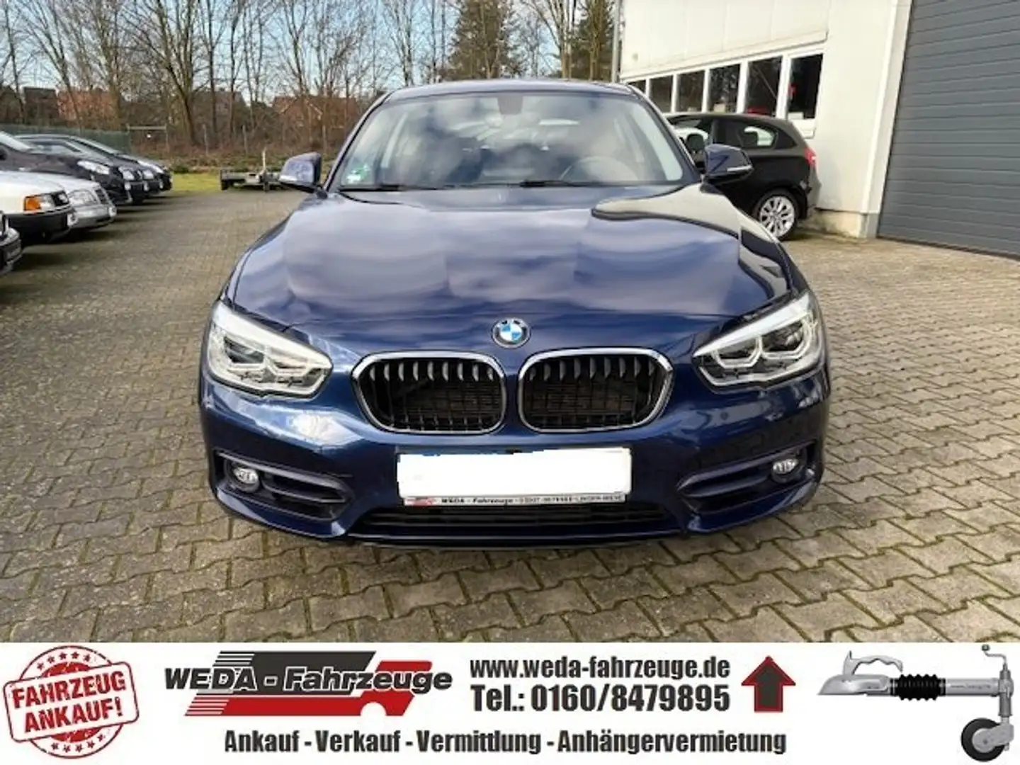BMW 118 118 d Sport Line Bleu - 2
