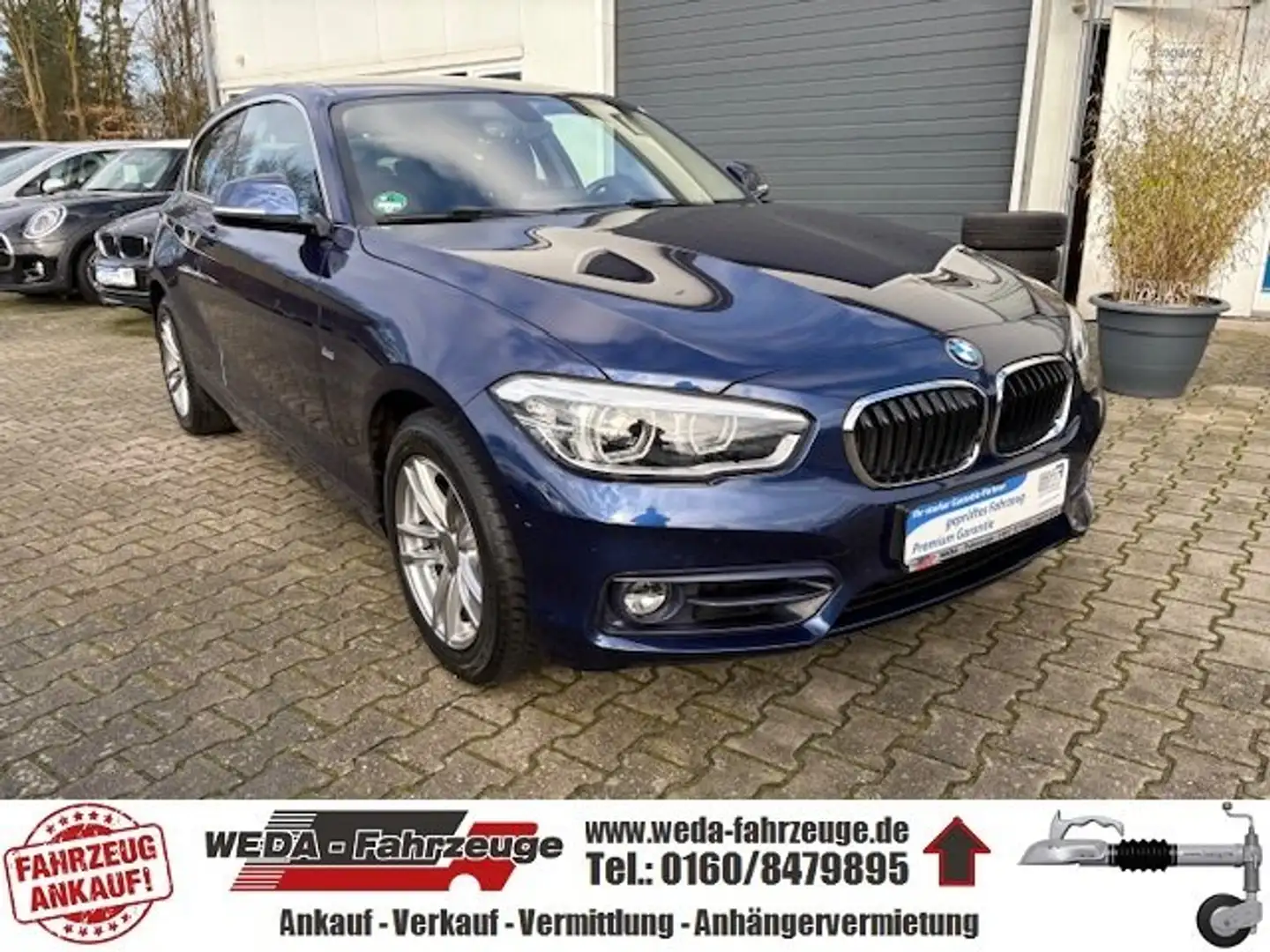 BMW 118 118 d Sport Line Blau - 1